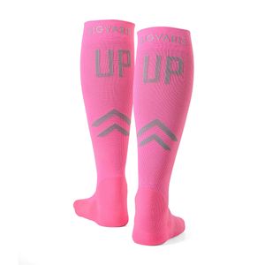 Meia de Compressao UP17 Pink Neon